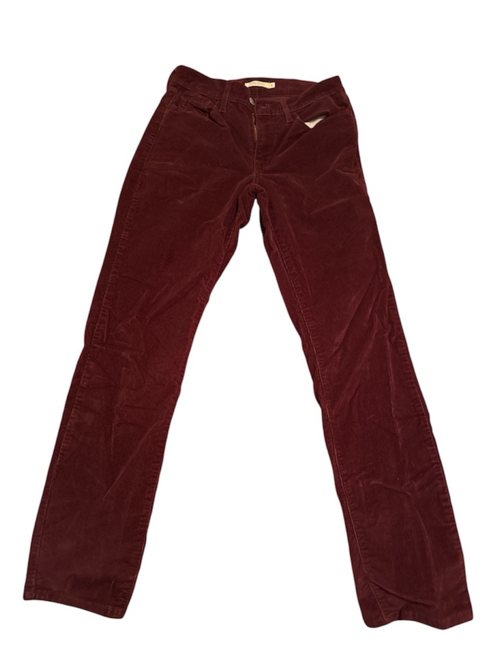Levi's Classic Straight Corduroy Pants in Burgundy